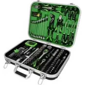 Conjunto de chaves de caixa e catraca ks tools 512.0144 — encaixe 1/4 polegadas e 1/2 polegadas, universal