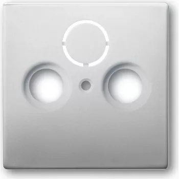 BUSCH JAEGER 1743-866 - branco - plástico - Busch-Jaeger - brilhante - 0230-101 - 0230-0-0250 - SAT + TV + rádio