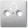 BUSCH JAEGER 1743-866 - branco - plástico - Busch-Jaeger - brilhante - 0230-101 - 0230-0-0250 - SAT + TV + rádio