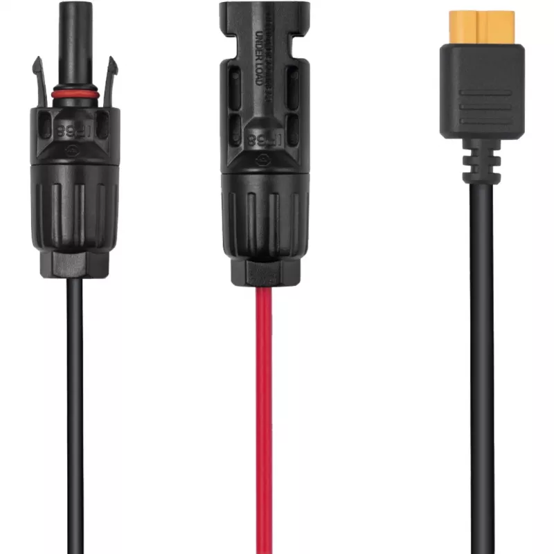Cabo de carregamento EcoFlow LMC4-XT60I-3.5M Preto Vermelho