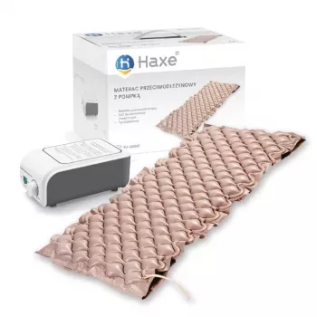 Colchão anti-escaras Haxe FU-AM0001 individual PVC, normal 2000×900×70 mm, 130 células, bomba elétrica