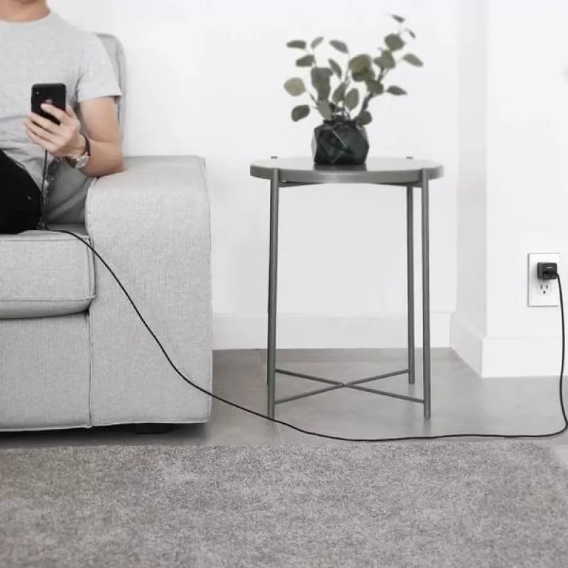 AUKEY CB-AL05 cabo de nylon Lightning para USB-A MFi, 2 m, preto