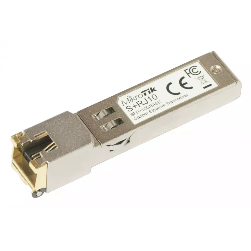 MikroTik S+RJ10 módulo transcetor de rede, SFP+, 10 Gbps