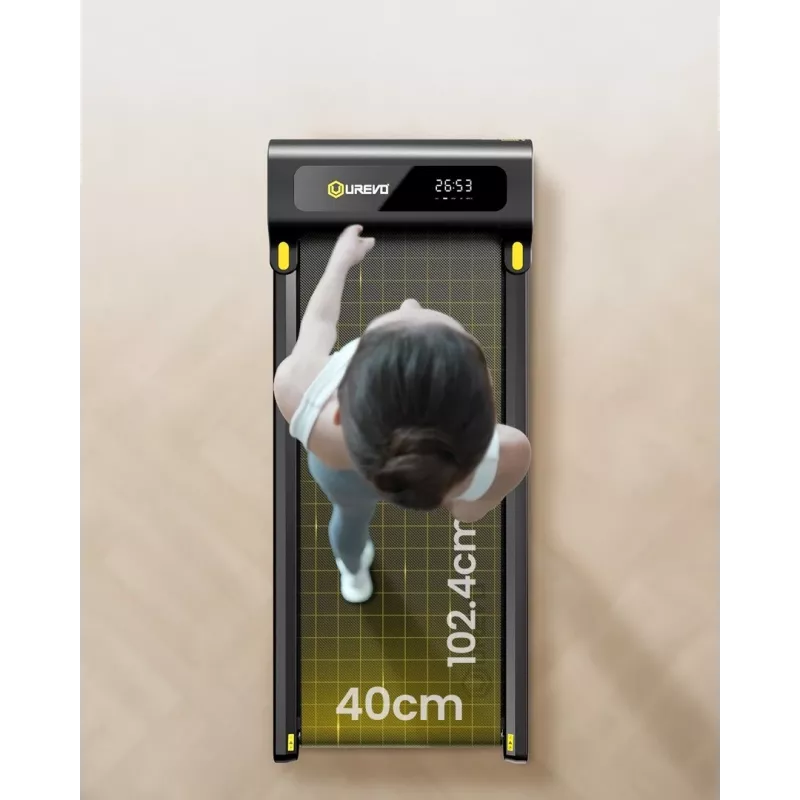 UREVO SpaceWalk SP1 Lite URTM022 passadeira Walking Pad, 0,8–6 km/h, peso máximo do utilizador 120 kg, preta