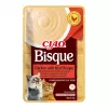 Saquetas de comida húmida para gatos INABA CIAO Bisque — mistura de frango, vaca e peixe, 10 x 40 g