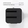 Qoltec 50309 Dock para HDD SSD 2.5 3.5 | SATA III | USB 3.0 | Super Speed 5 Gb/s | com função de clonagem