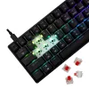 Teclado mecânico gaming White Shark Shinobi-2 com Red Switches, preto, layout US
