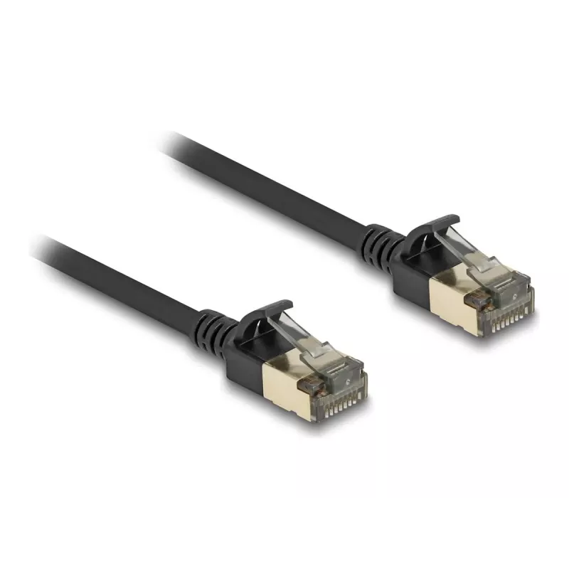 Cabo de rede DeLOCK RJ45 Cat.8.1 F/FTP fino Pro 5 m preto