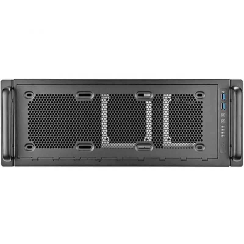 Caixa rackmount 4U SILVERSTONE RM45-360 — caixa 4U, suporta placas-mãe ATX, montagem em rack