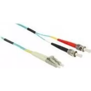 Cabo de fibra ótica DeLOCK LC para ST multimodo OM3 1 m