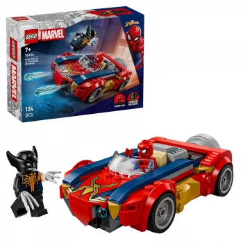 LEGO MARVEL 76336 Carro do Spider-Man vs. Wolverine venomizado