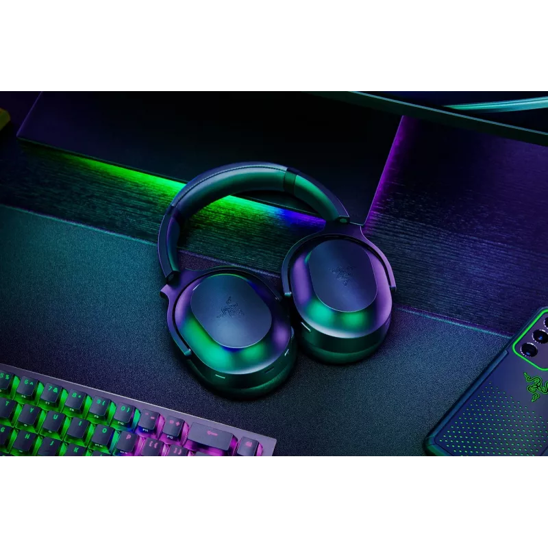 Razer Barracuda Pro Headset Com fios & Sem fios Arco Gaming USB Type-C Bluetooth Preto