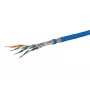 Cabo de rede Metz Connect 1308427B34145 Cat7a S/FTP azul 100m