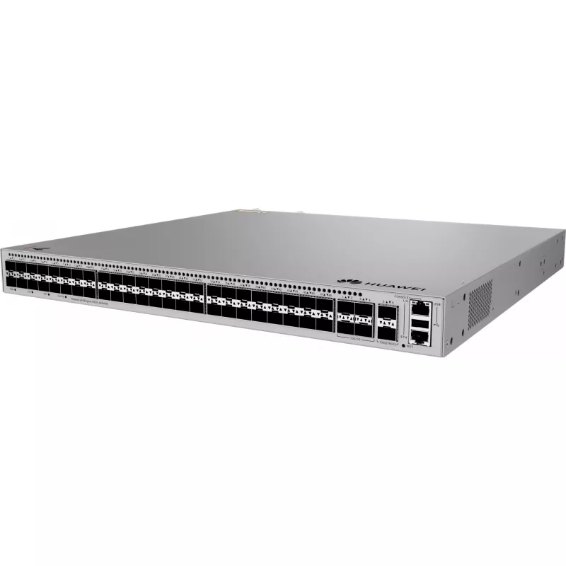 Huawei eKitEngine S530-48S4XE switch L3 gerível, 48x GE SFP, 4x 10GE SFP+, 2x 12GE de empilhamento, montagem em rack, 1x módulo de alimentação AC