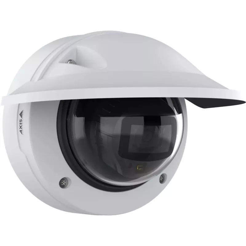 Câmara de vigilância IP Axis P3278-LVE — dome, 3840×2160, interior e exterior, montagem em teto/parede, CMOS 1/1,8 polegadas, 0,03 lx, 103° H