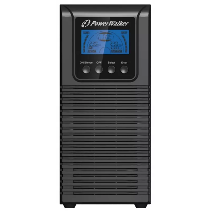 PowerWalker VFI 1000 TGS conversor duplo (Online) 1 kVA 900 W 3 saídas AC