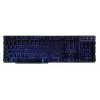 Teclado e rato Rebeltec SHERMAN Gaming USB QZERTY inglês preto