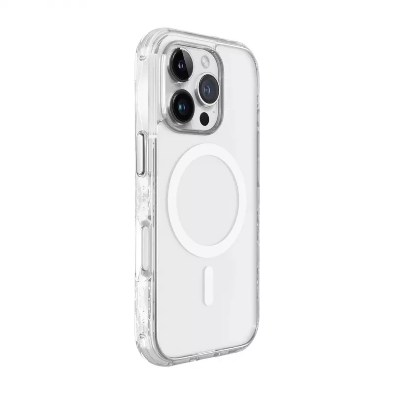 LAUT Crystal Matter X L_IP24B_CMX_UC capa MagSafe para iPhone 16 Pro, transparente