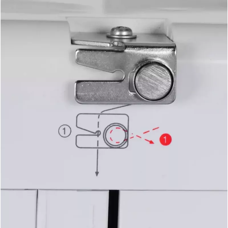 Máquina de costura semiautomática SINGER M1005 — 11 pontos, largura do ponto 4 mm, porta-bobina superior, braço livre, 2,5 kg