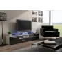 Suporte de TV para cama EVORA 200 branco/preto brilhante