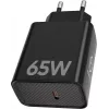 Carregador rápido PD65W USB-C para portáteis, smartphones