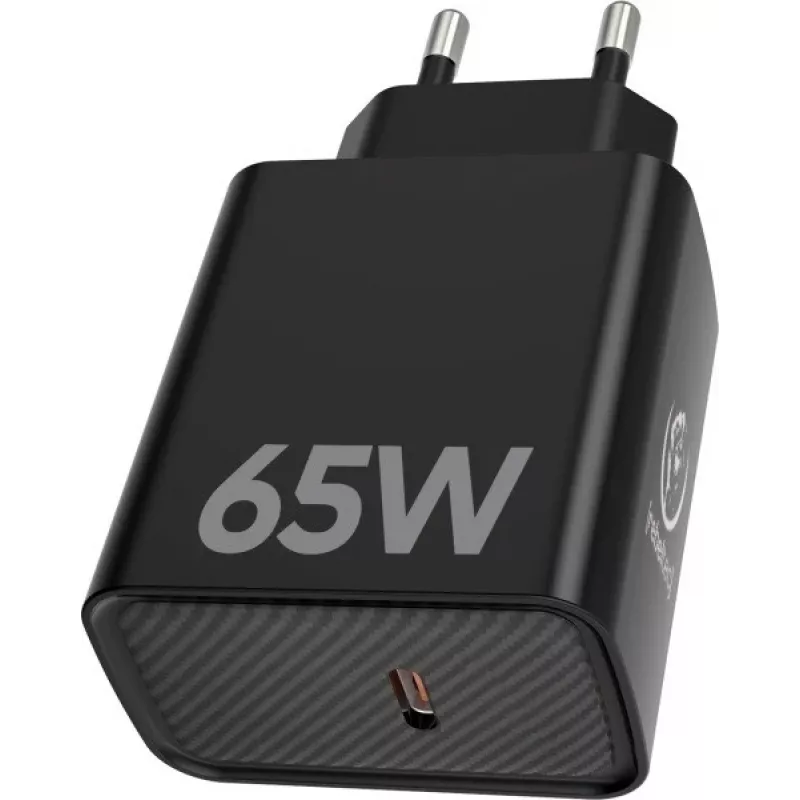 Carregador rápido PD65W USB-C para portáteis, smartphones