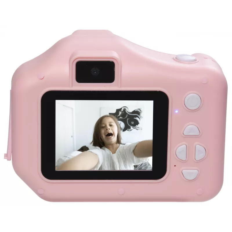 Denver KPC-1370P câmara digital infantil com impressora térmica, LCD de 2,8", rosa