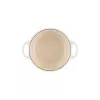 Le Creuset Signature assadeira redonda branca 20 cm