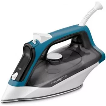 Ferro de engomar a vapor Rowenta EFFECTIVE 2 com base de aço inoxidável preto, azul, branco