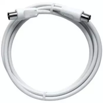 Axing BAK 250-90 Cabo coaxial Branco