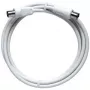 Axing BAK 250-90 Cabo coaxial Branco