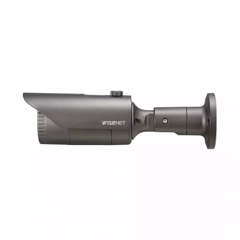 Câmara de vigilância IP bullet Hanwha Wisenet QNO-6012R1 — 2,8 mm, 1920×1080, interior/exterior, montagem em teto/secretária, preto