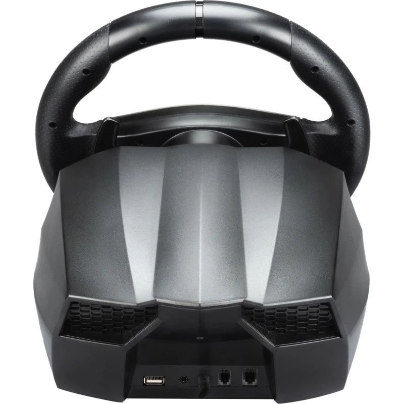 Volante + pedais Subsonic GS850-X preto rotação 270° USB
