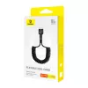 Cabo de carregamento rápido USB-C para USB-C Baseus Fish-Eye 1 m 100 W preto