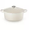 Assadeira redonda Le Creuset Signature 26cm Meringue (21177267164430)