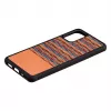 Capa para telemóvel Man and Wood para Samsung Galaxy S20+ — castanho xadrez com bordo preto