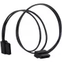 Cabo SATA Silverstone CP11 0,3 m preto