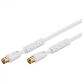 Cabo coaxial Wentronic 27718 branco