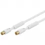 Cabo coaxial Wentronic 27718 branco