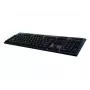 Teclado gaming mecânico Logitech G G915 LIGHTSPEED sem fios RGB GL Linear