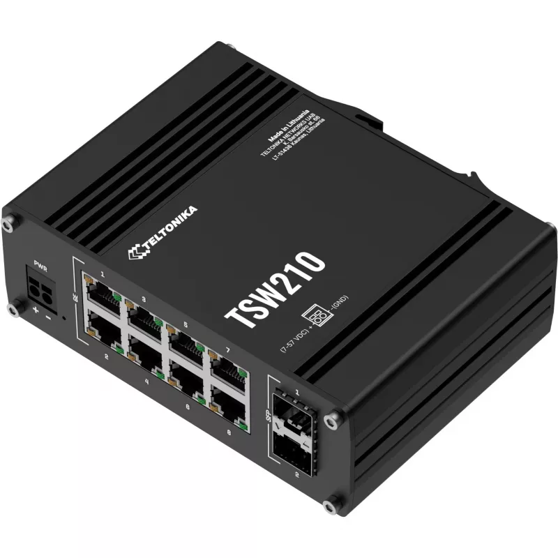 Switch Teltonika TSW210, 8x RJ45, 2x SFP