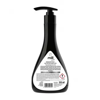 Bálsamo para lavar louça Mill Hipoalergénico Linho 555 ml - Mill detergente para louça, fórmula suave