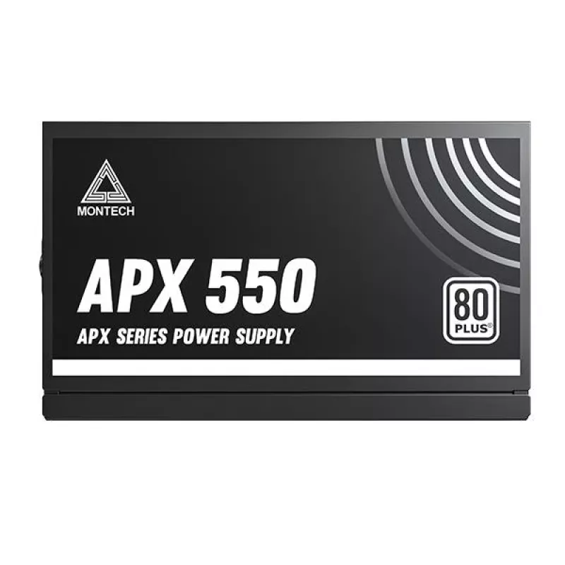 Fonte de alimentação Montech APX550 550 W 20+4 pin ATX ATX preto