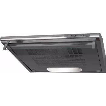Exaustor tradicional Amica OSC6112I, capacidade de extração 184 m³/h, 1 motor, 60 cm, aço inoxidável