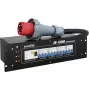 EUROLITE SB-1200B Distribuidor de corrente 1200W 16A régua de tomadas com proteção integrada
