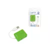 Hub USB LOGILINK UA0138 — hub USB 2.0 de 4 portas, verde, até 480 Mbit/s