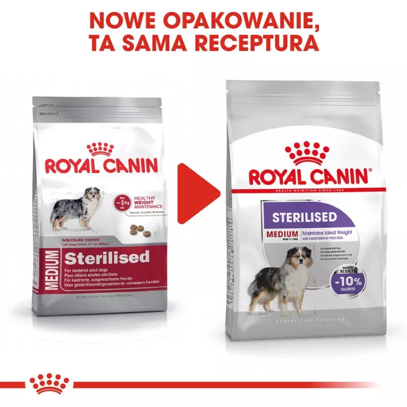 ROYAL CANIN Medium Sterilised ração seca para cães - 3 kg