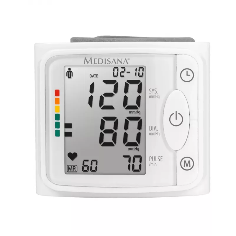 Medisana BW 320 medidor de tensão arterial de pulso - automático, 2 utilizadores, 120 memórias