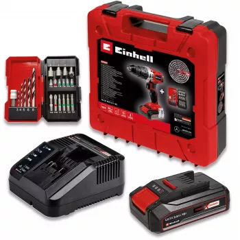 Berbequim com punho de pistola Einhell TE-CD 18/2 Li-i+22 1250 RPM 1,14 kg