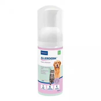 Espuma de limpeza VIRBAC ALLERDERM SPOT ON para cães e gatos 6 x 2 ml